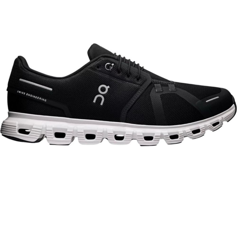 On Running Cloud 6 MEN’S Black/White Sneakers 🏃‍♂️🏃‍♀️SIZE 10.5 - Picture 4 of 6